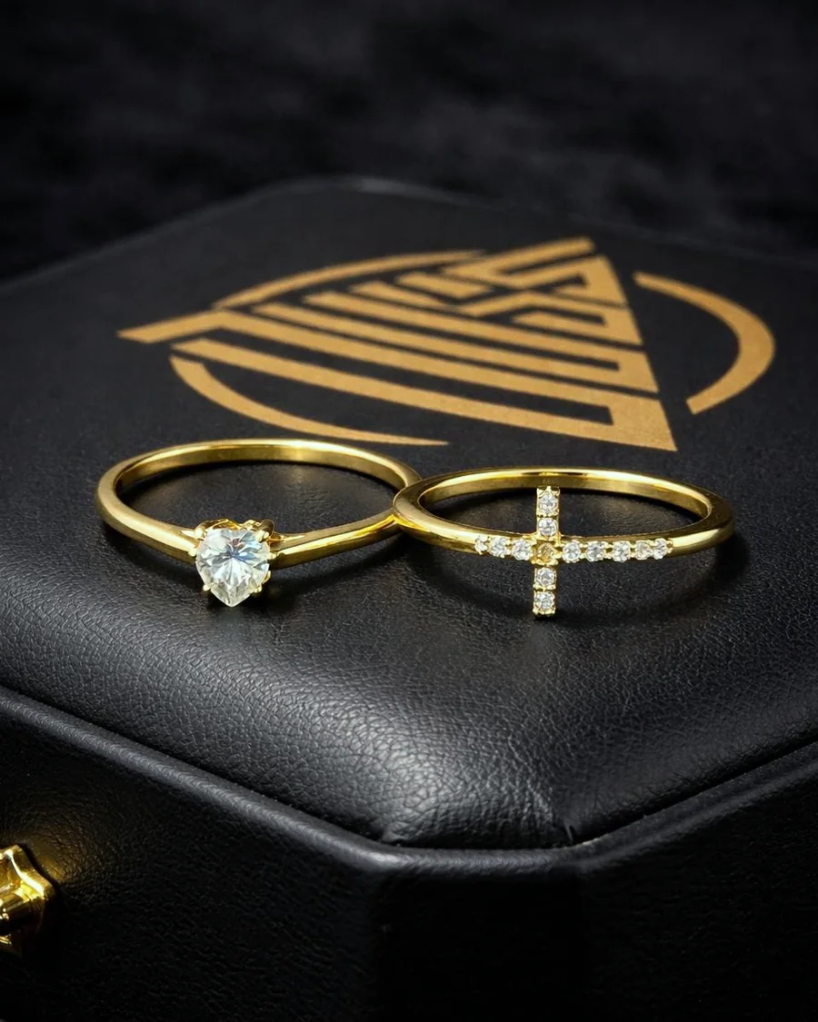 Argollas en oro de 18 kilates